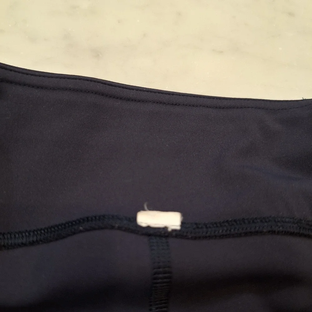 Lululemon Speed Up Tight Sz 4 Midrise Navy Blue Running‎ Leggings Pockets Yoga